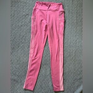 Victoria’s Secret PINK XS Pink Leggings Velvet Stripe